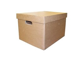 ValueX Archive/Storage Box and Lid 405x337x285mm Brown (Pack 10) - 220593